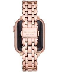 kate spade new york Rose Gold-Tone Stainless Steel Scallop Bracelet Band for Apple Watch, 38mm, 40mm, 41mm