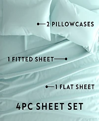 ienjoy Home Style Simplified 4-Pc. Sheet Set, California King