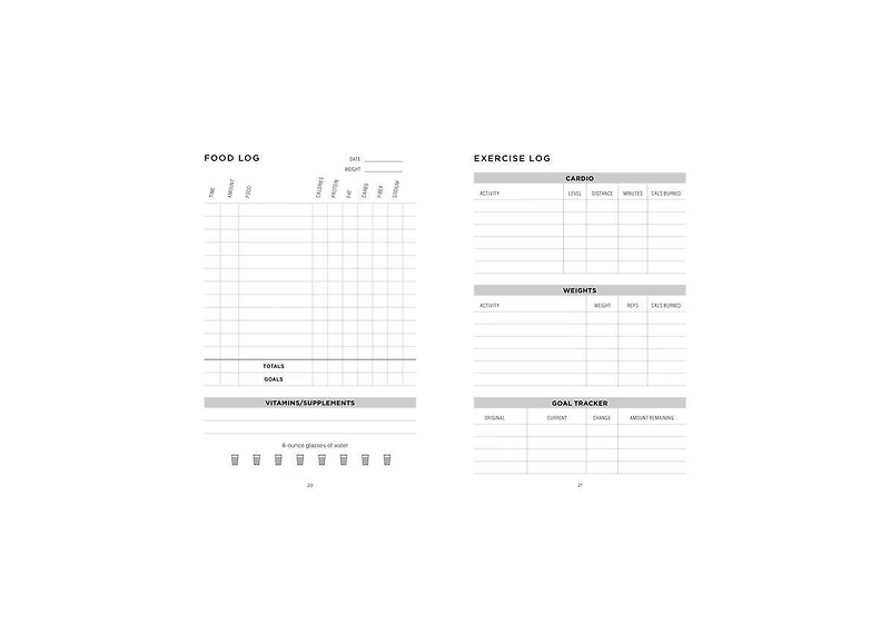 Food & Fitness Journal: Stay on Track & Achieve Your Goals by Union Square & Co.