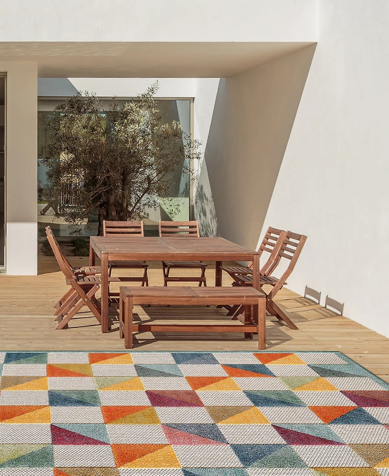 Kas Calla 6'7" x 9' Outdoor Area Rug