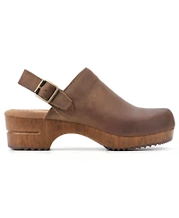 White Mountain Women's Being Slingback Platform Clogs