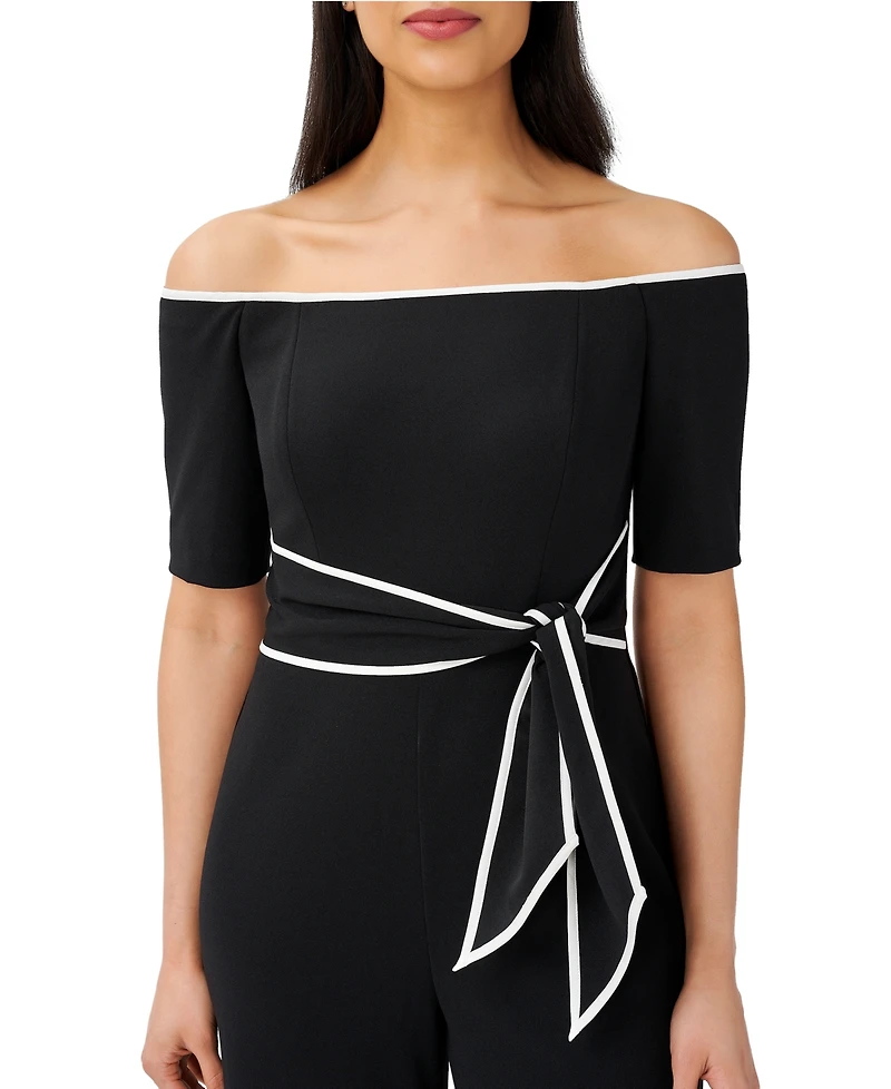 Adrianna Papell Women's Off-The-Shoulder Jumpsuit