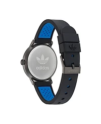 adidas Unisex Three Hand Code One Silicone Strap Watch 38mm