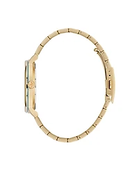 adidas Unisex Three Hand Code One Gold-Tone Stainless Steel Bracelet Watch 38mm