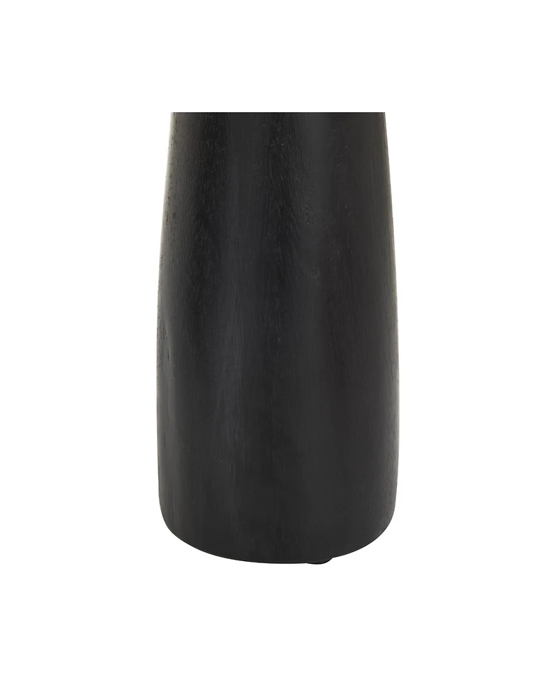 CosmoLiving by Cosmopolitan Mango Wood Modern Candle Holder, Set of 3