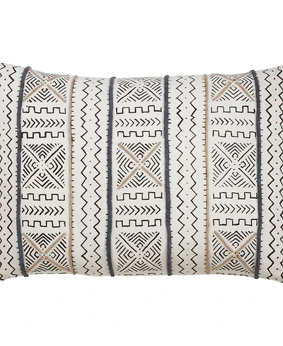 Saro Lifestyle Mud Cloth Decorative Pillow, 14" x 20"