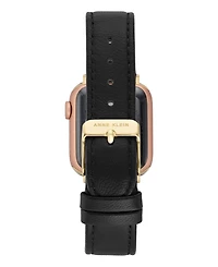 Anne Klein Women's Genuine Leather Band designed for Apple Watch 42mm (Series 10) & 38/40/41mm