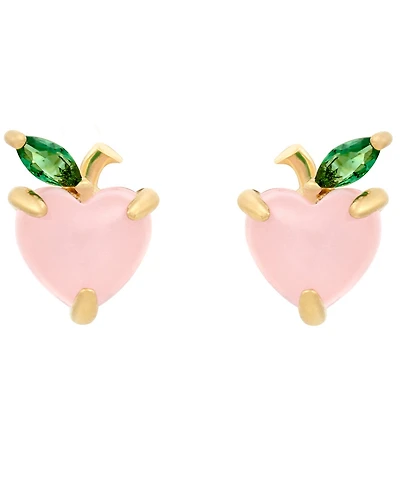 Girls Crew Peach Stud Earrings