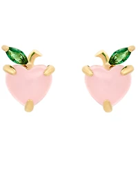 Girls Crew Peach Stud Earrings