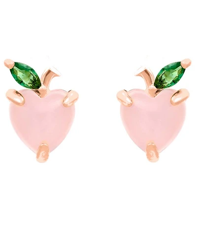 Girls Crew Peach Stud Earrings