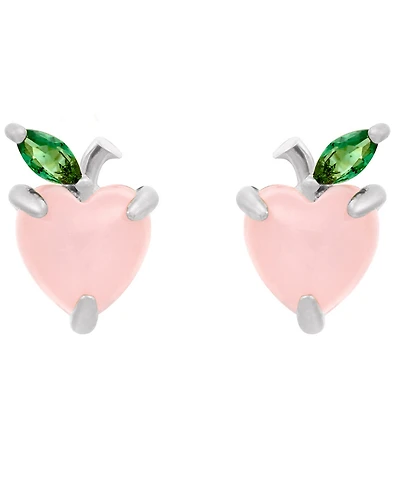 Girls Crew Peach Stud Earrings