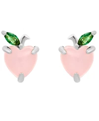 Girls Crew Peach Stud Earrings