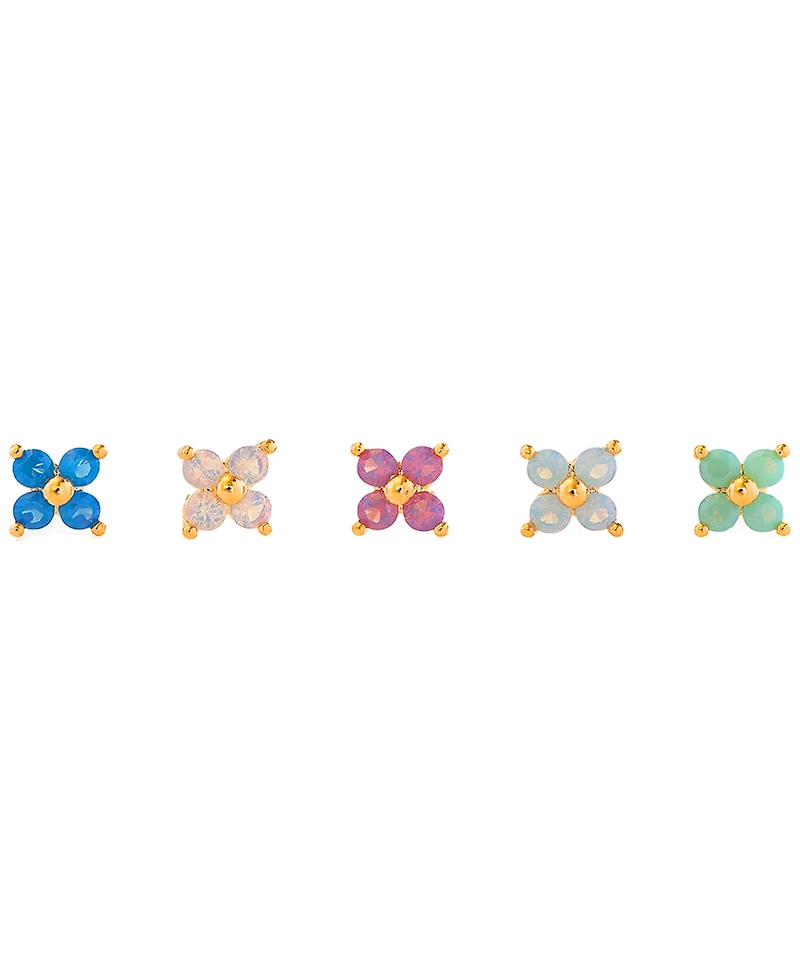 Girls Crew Beautiful Blossom Stud Earrings Set