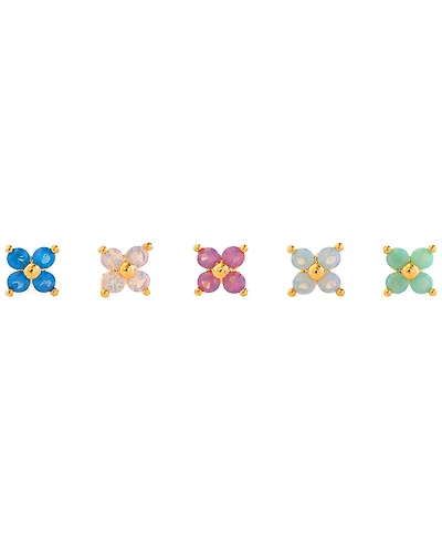 Girls Crew Beautiful Blossom Stud Earrings Set