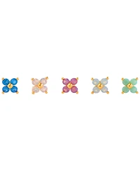 Girls Crew Beautiful Blossom Stud Earrings Set