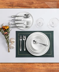 Table 12 Natural White 16-Pc Dinnerware Set, Service for 4