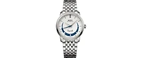 Mido Women's Swiss Automatic Baroncelli Smiling Moon Stainless Steel Bracelet Watch 33mm