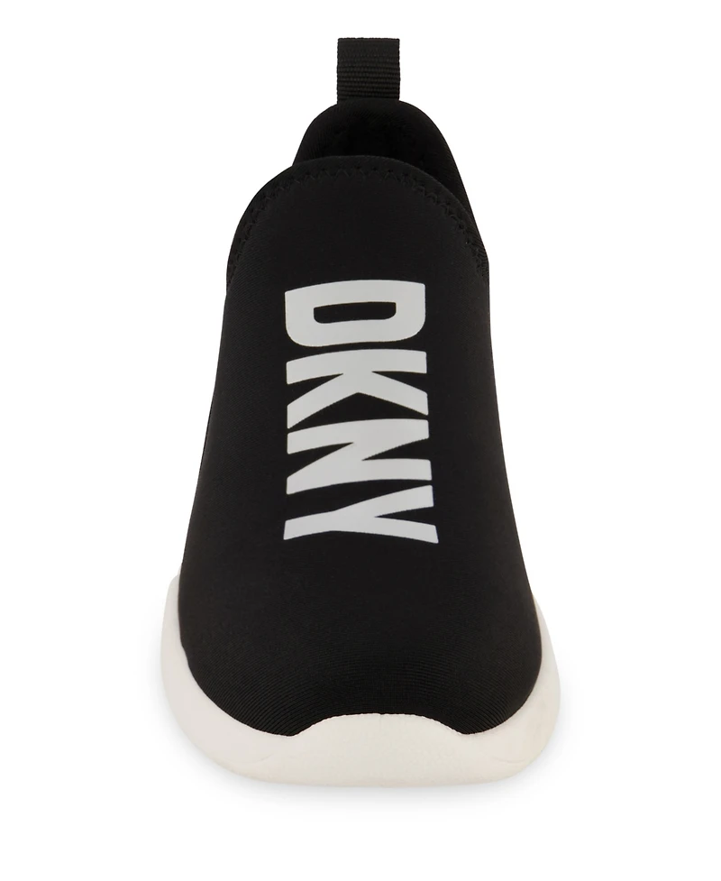 Dkny Little Girls Lightweight Slip On Ombre Logo Sneakers
