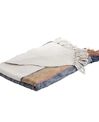 Saro Lifestyle Striped Design Throw, 68" x 52"