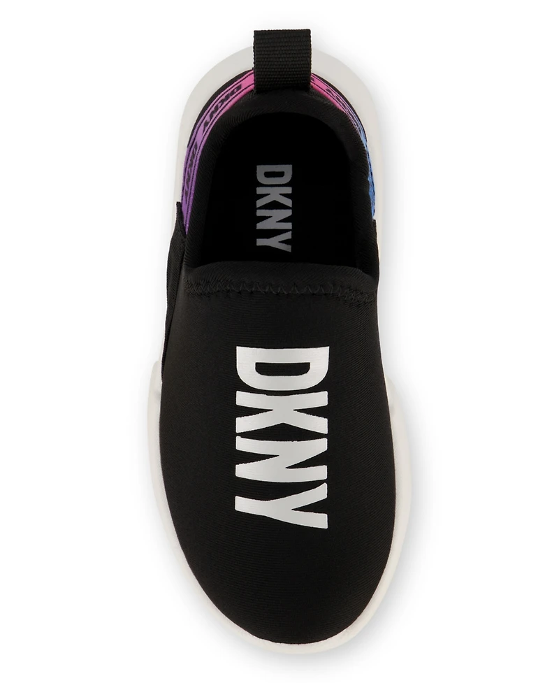 Dkny Toddler Girls Slip On Logo Sneakers