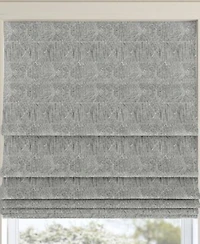 Sun Zero Talmage Tonal Geometric 100 Blackout Cordless Roman Shade