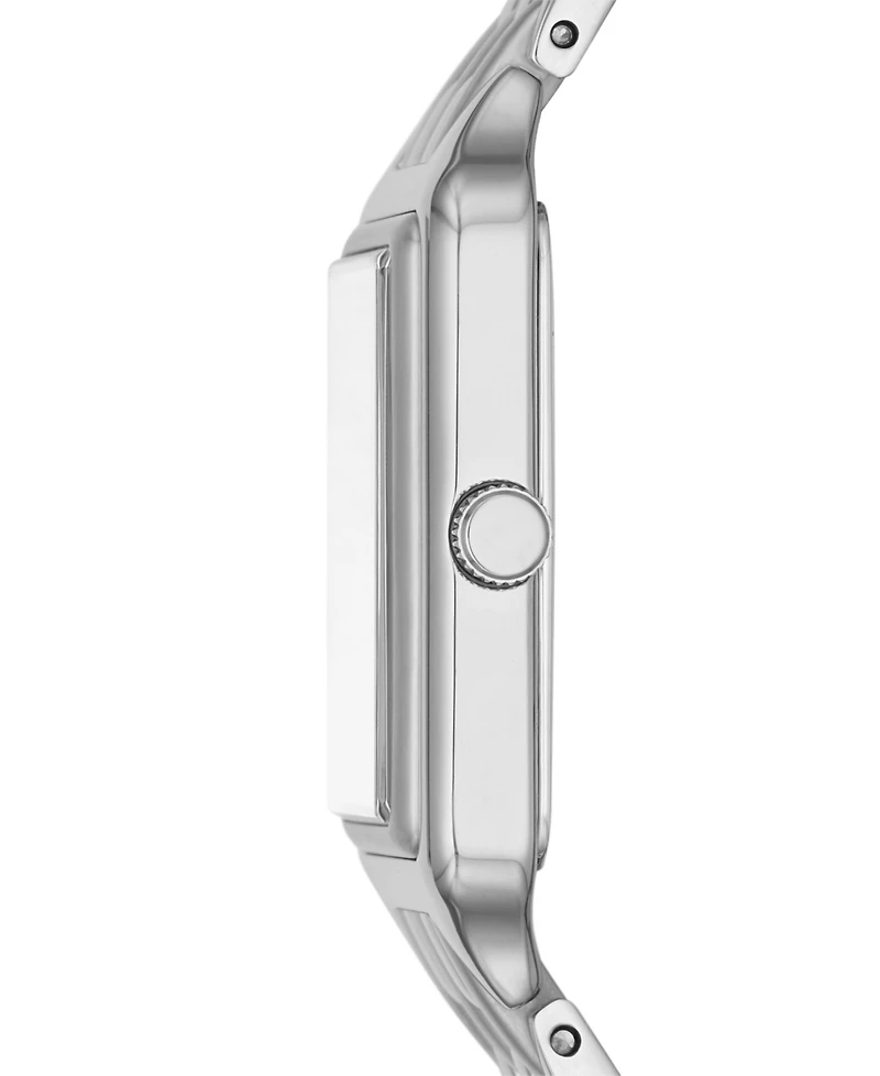 Fossil Women's Raquel Silver-Tone Stainless Steel Bracelet Watch, 23mm