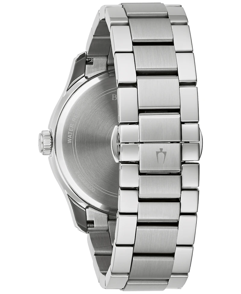 Bulova Men's Classic Wilton Stainless Steel Bracelet Watch 41mm