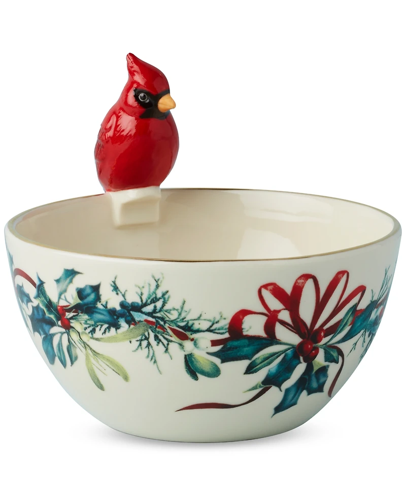 Lenox Winter Greetings Cardinal Bowl