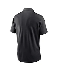 Men's Nike Black Colorado Rockies Diamond Icon Franchise Performance Polo Shirt