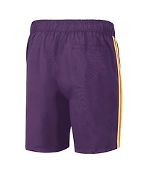 Men's G-iii Sports by Carl Banks Purple, Orange Phoenix Suns Sand Beach Volley Swim Shorts