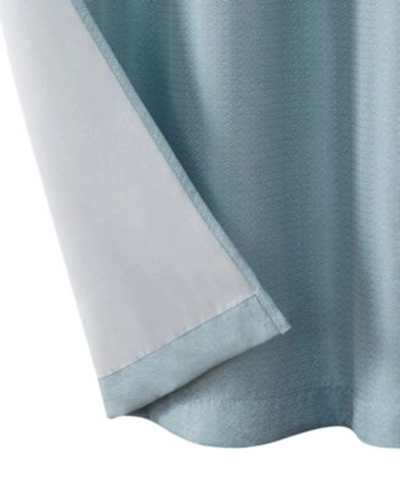 Nautica Milton Thermal Woven Room Darkening Grommet Window Curtain Panel Pair Dusty Collection