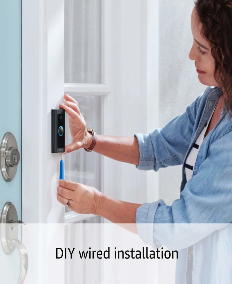 ring Video Doorbell Wired Black