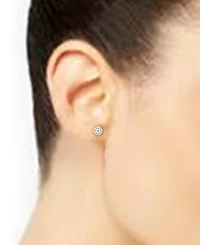 Diamond Halo Stud Earrings (1/2 ct. t.w.) in 10k Gold
