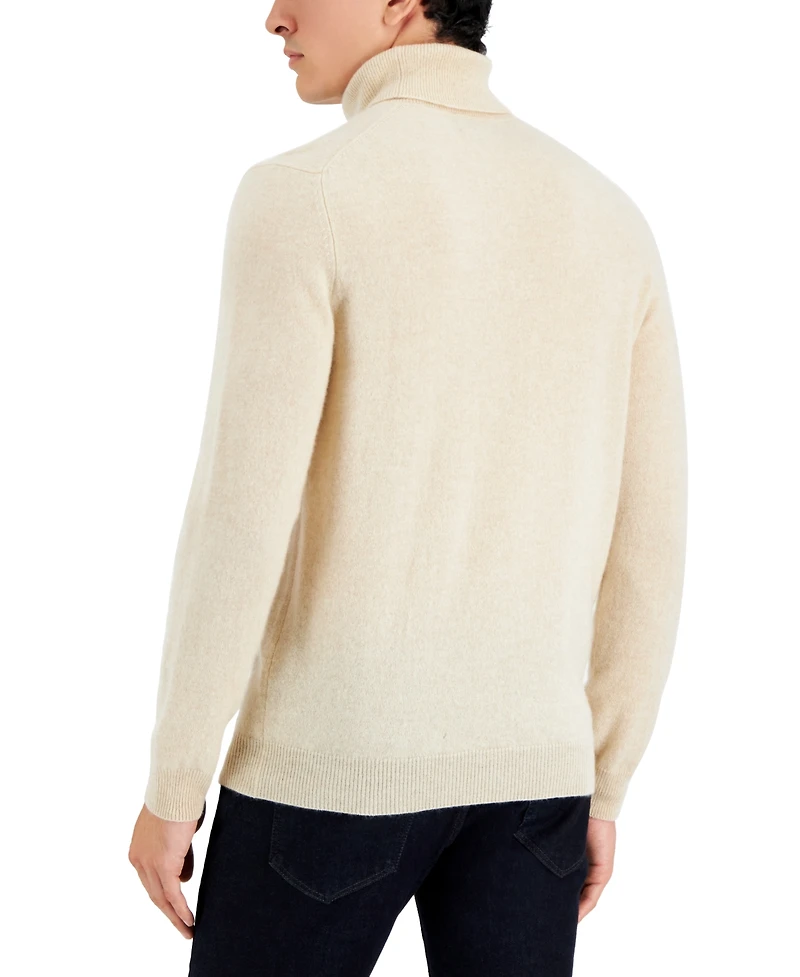 Club Room Men's Cashmere Turtleneck Sweater, Created for Macy's