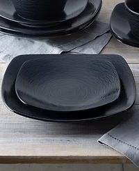 Noritake Swirl Square Dinner Plates, Set of 4