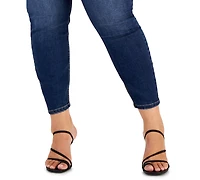 Celebrity Pink Trendy Plus Size High Rise Skinny Ankle Jeans