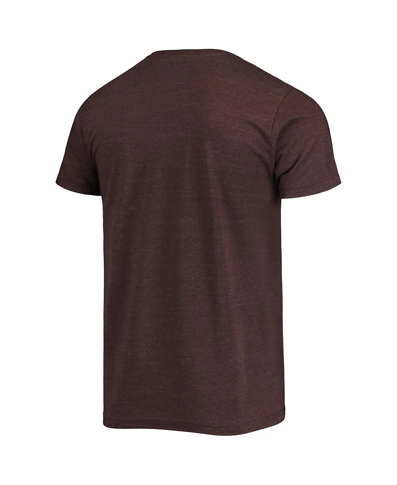 Men's Homage Brown San Diego Padres Hand Drawn Logo Tri-Blend T-shirt