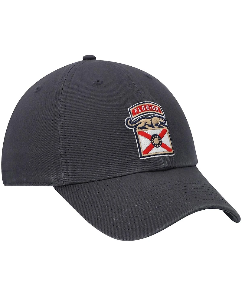 Men's '47 Navy Florida Panthers Logo Clean Up Adjustable Hat