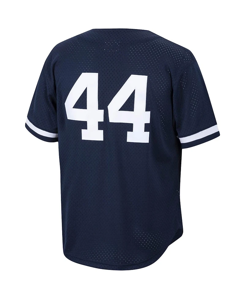 Men's Mitchell & Ness Reggie Jackson Navy New York Yankees Cooperstown Collection Mesh Batting Practice Jersey