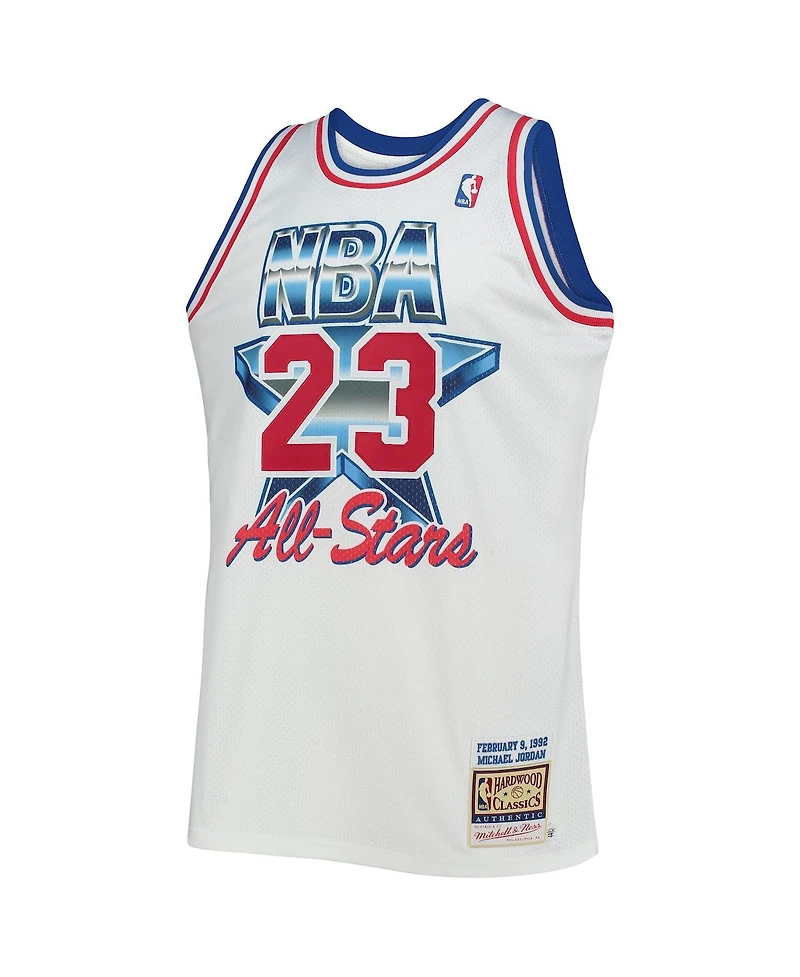 Men's Mitchell & Ness Michael Jordan White Eastern Conference Hardwood Classics 1992 Nba All-Star Game Authentic Jersey