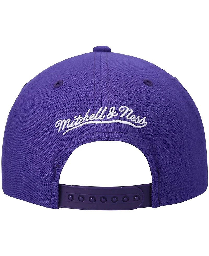 Men's Mitchell & Ness Purple Sacramento Kings Ground 2.0 Snapback Hat