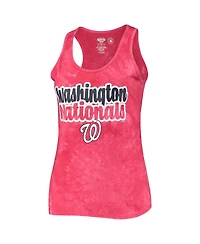 Women's Concepts Sport Red Washington Nationals Billboard Racerback Tank Top and Shorts Set