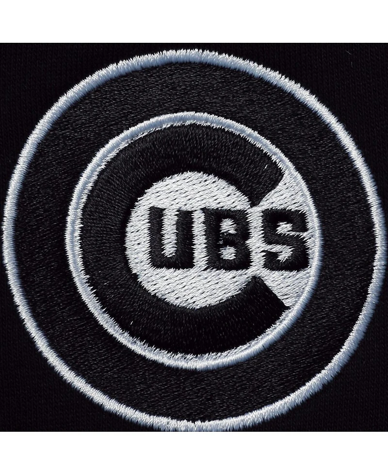 Men's Levelwear Black Chicago Cubs Tempo 22 Fleece Pants