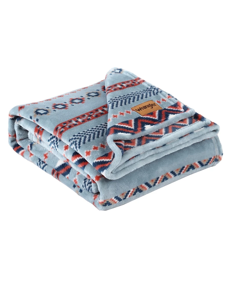Wrangler Diamond Trail Ultra Soft Plush Throw