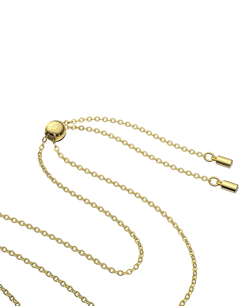 Swarovski Gold-Tone Crystal Millenia Octagon Cut 29-1/2" Pendant Necklace