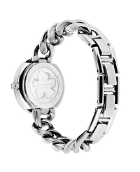 Ted Baker Women's Maiisie Silver-Tone Stainless Steel Bracelet Watch 28mm