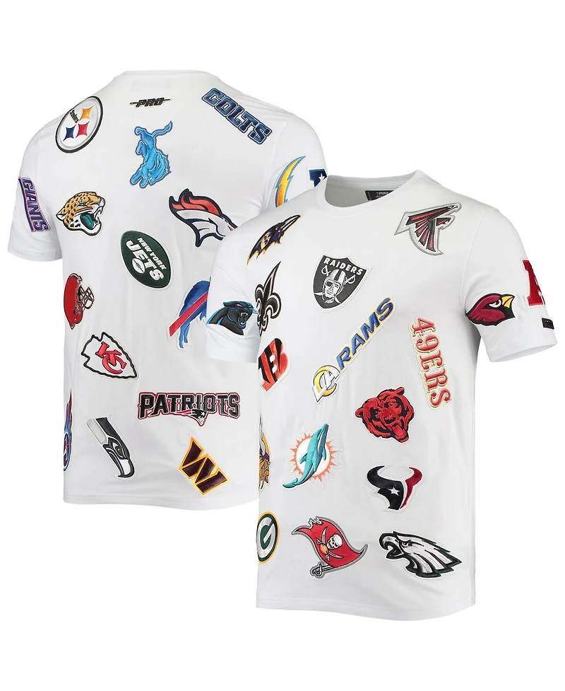 Men's Pro Standard White Nfl League Wordmark T-shirt