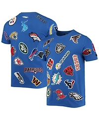 Men's Pro Standard Royal Nfl League Wordmark T-shirt
