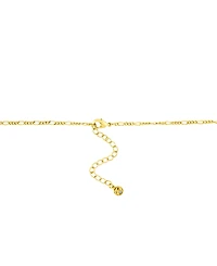 And Now This Cubic Zirconia Rectangle Stone Station Necklace