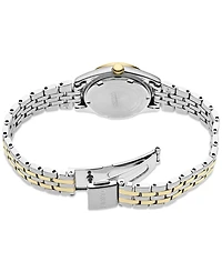 Seiko Women's Analog Essentials Two-Tone Stainless Steel Bracelet Watch 25mm